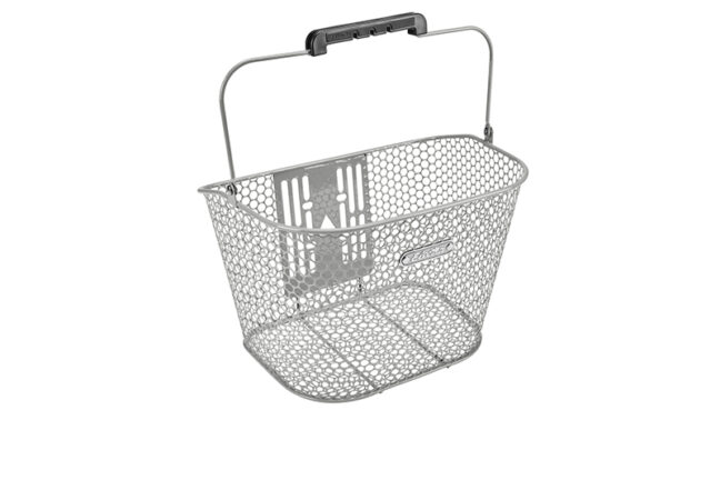 bike basket grey