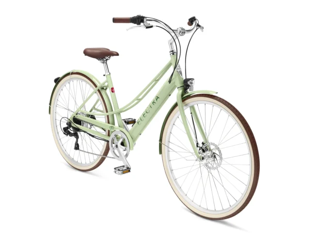 Electric bike Electra Loft Go 7D Step Thru Light green Portree