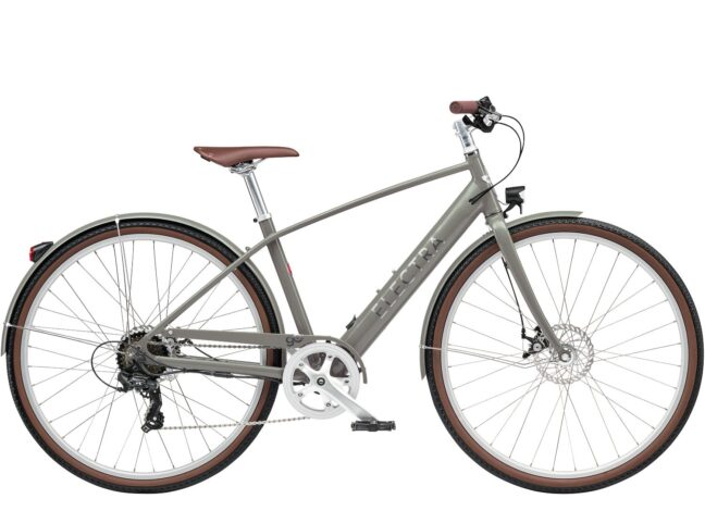 electric bike electra Loft Go 7D Step Over harbour grey profile