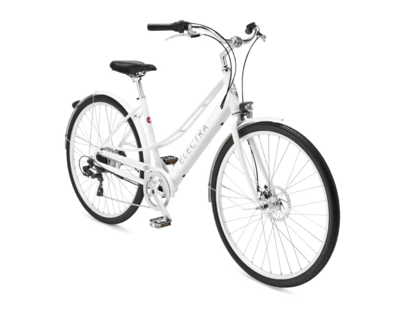 electric bicycle electra Loft Go 7D Step Thru white Portrait